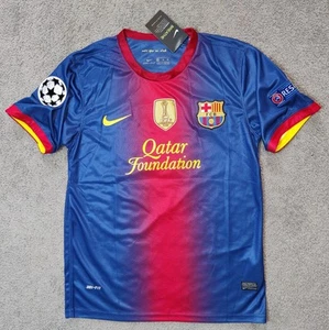 Barcelona FC 2012/13 Iniesta #8 Home Retro Futbol Soccer Football Jersey Shirt M - Picture 1 of 17