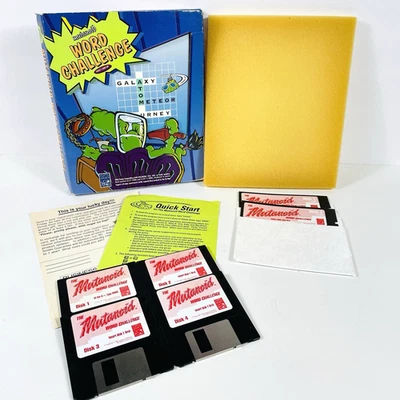 Mutanoid Word Challenge (Big Box PC, 1992) PC. 5.25" and 3.5" Disks - Image 1 of 4