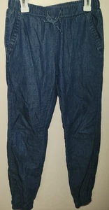 Vanilla Star Jeggings Pants Elastic Waist Blue Girls Size 10 - Picture 1 of 6
