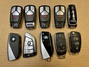 Mixed Lot of 10 Audi, BMW And Mercedes Remotes. - Picture 1 of 2