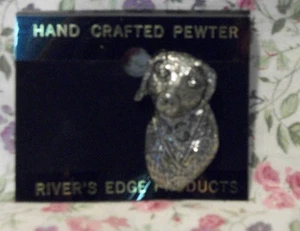 NEW LABRADOR RETRIEVER PEWTER HAT/TIE PIN - Picture 1 of 1