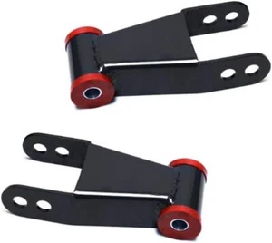 2" Rear Drop Lowering Shackle Suspension Kit Compatible with 1988-1998 Chevy ... - Picture 1 of 3