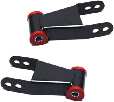 2" Rear Drop Lowering Shackle Suspension Kit Compatible with 1988-1998 Chevy ... - Image 1 of 3