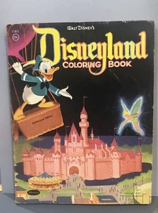 Vintage Whitman Walt Disney Disneyland Coloring Book 50s First Year 1955 - Picture 1 of 10