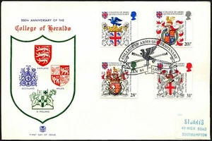 GB FDC 1984 Heraldry London EC4 H/S #C41585 - Picture 1 of 1