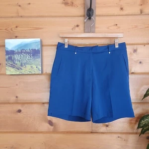 Pantalones Cortos Atléticos Tenis Golf Dama Hagen Essentials Azul Real Clásicos Deportivos Talla 4 - Imagen 1 de 10