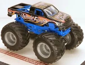 Camión pickup negra Hot Wheels Monster Jam WORLD FINALS escala 1:64 - Imagen 1 de 3