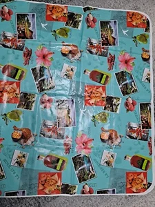 Luxury Paris/Reunion Design Wipe Clean Vinyl PVC Tablecloth -Size 240CM x 140CM - Picture 1 of 5