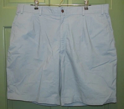 Pantalones cortos informales plisados azules para hombre Bugle Boy Company talla 40 Foto 1 de 4