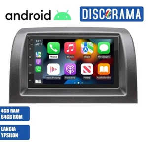 AUTORADIO ANDROID 4/64GB LANCIA YPSILON 2003-2011 STEREO AUTO TOUCH 7" WIFI NAVI - Foto 1 di 5