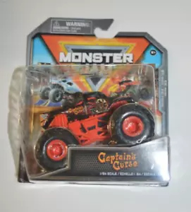 MONSTER JAM 2024 SERIES 33 - CAPTAIN'S CURSE BLACK AND RED - Picture 1 of 4