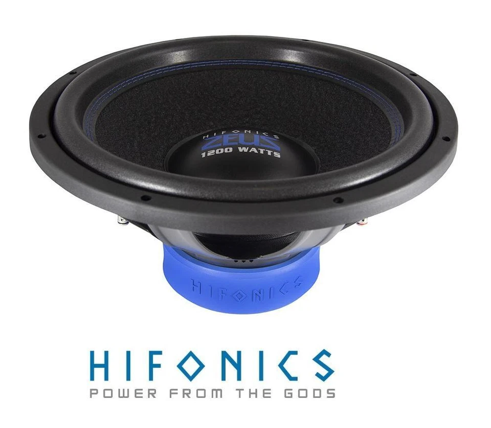 HIFONICS ZXS-15D2 38 cm (15") Subwoofer ZEUS Woofer 1200 WattPower