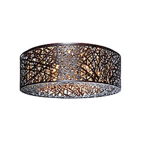 ET2 E21301-10BZ-BUL Inca Led Bronze Flush Mount Ceiling Light in With Bulb  C Cover