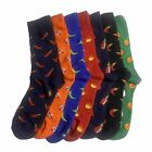 Brand New Hot Chilli Pepper Sauce Socks by Orrsum Size 8 to 12 Mid Calf Chili