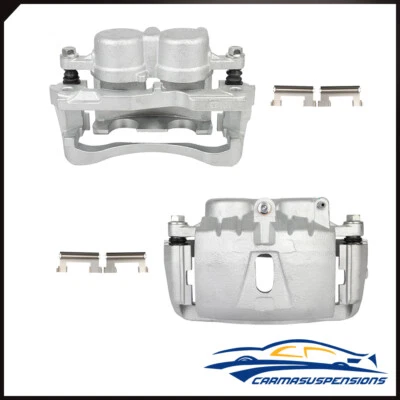 Par de pinzas de freno delanteras para Chevrolet Express 3500 GVW 2006-2020 con soporte Foto 1 de 4