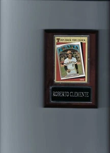 ROBERTO CLEMENTE PLAQUE BASEBALL PITTSBURGH PIRATES MLB C4 - Picture 1 of 1