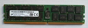 Micron 16GB 2RX4 DDR4 Server RAM PC4-2133P-RB0-10 ECC REG MTA36ASF2G72PZ-2G1A2KI - Bild 1 von 1