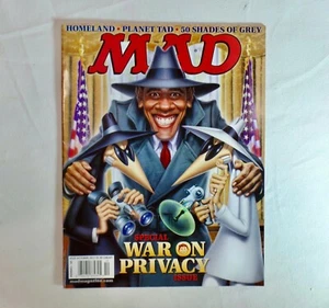 Mad Magazine #523 October 2013 Barack Obama Special War on Privacy Issues - Picture 1 of 3