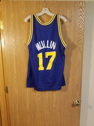 Vintage Chris Mullin #17 Golden State Warriors Blank Front Jersey Size 44 Cover