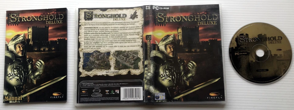 Stronghold Deluxe - Windows 95/98/Me/2000/XP PC CD-ROM Game LIKE NEW - Image 1 of 1