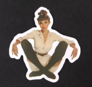 Beautiful Sexy Alluring Women Sticker 2.25" x 2.18" (X) - Picture 1 of 2