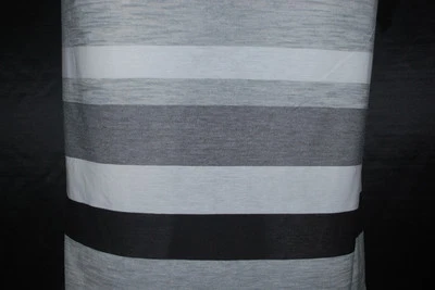 Camiseta de malha Micro Modal Supima ecológica tecido high-end listras horizontais - Imagem 1 de 4