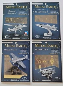 Juego de 4 modelos Cessna Skyhawk + iluminación F-35 + Fokker D-VIII + M vuelo cero - Imagen 1 de 5