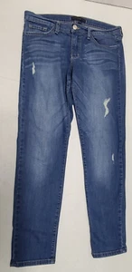 Flying Monkey Platinum Womens Size 27x28 Distressed Skinny Denim Jeans Stretch - Picture 1 of 6