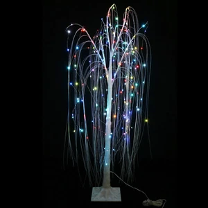 180cm Willow TREE Colour Change Indoor Outdoor 360 LED Christmas Xmas Lights 1.8 - Picture 1 of 5