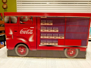 VINTAGE COLLECTIBLE 1997 COCA-COLA ROUTE TRUCK TIN CONTAINER - Picture 1 of 7