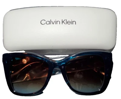 Calvin Klein Womans Sunglasses CK22530S  Blue Frame Brown Gradient Lenses - Image 1 of 4