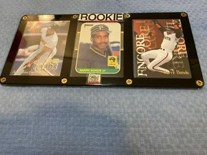 SET BESTEHEND AUS 3 BARRY BONDS BASEBALL KARTEN ROOKIE DONRUSS FLEER 97 IM ETUI - Bild 1 von 1