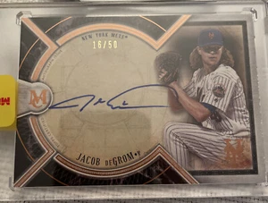 JACOB DEGROM 2018 TOPPS MUSEUM AUTOGRAPHED SIGNED AUTO BASEBALL CARD AA-JDE /50 - Picture 1 of 2