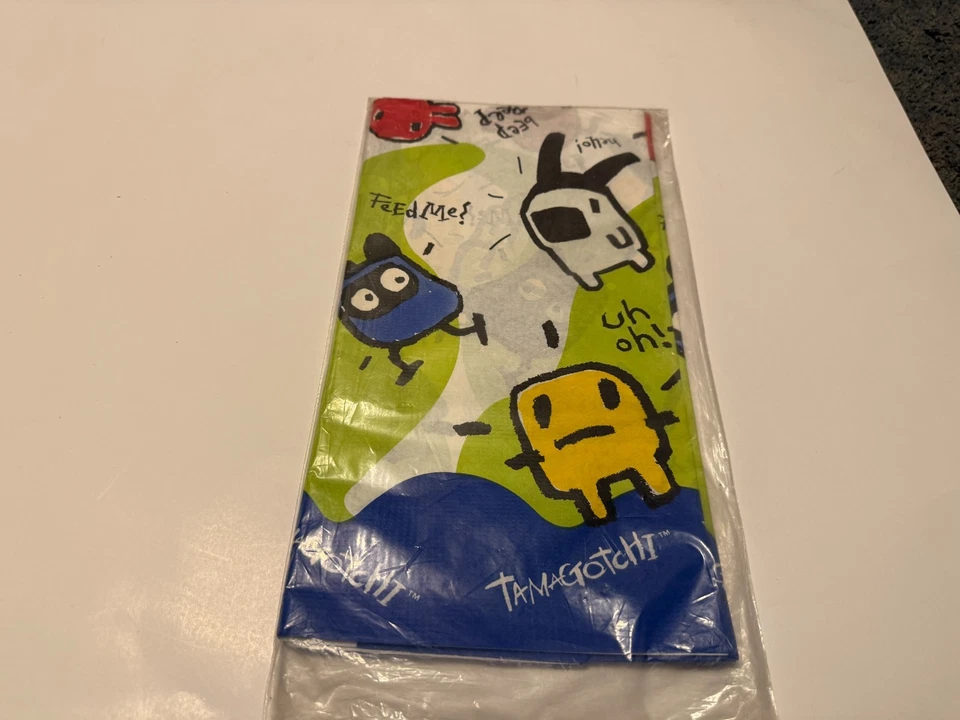 De colección Gibson Tamagotchi Mantel Fiesta de Cumpleaños 54"x96" Hecho en EE. UU. 1997 Foto 1 de 1