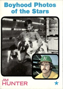 Jim Hunter 1973 Topps #344 Oakland Athletics - Imagen 1 de 2