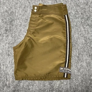 Katin Badehose Herren 30x8 braun gestreift Custom Surf Board Shorts Satin Cargo - Bild 1 von 9