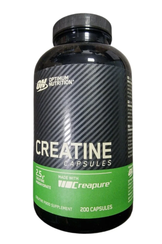 (100,31 EUR/kg) Optimum Nutrition Creatine 200 Kapseln Dose Kreatin Sport