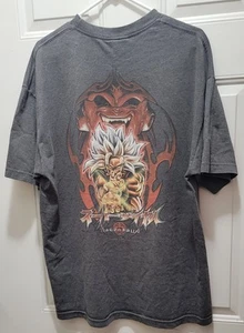 Vintage 2002 Dragon Ball Z Super Buu SSJ 3 Goku T-Shirt Double Sided Anime XL - Picture 1 of 8