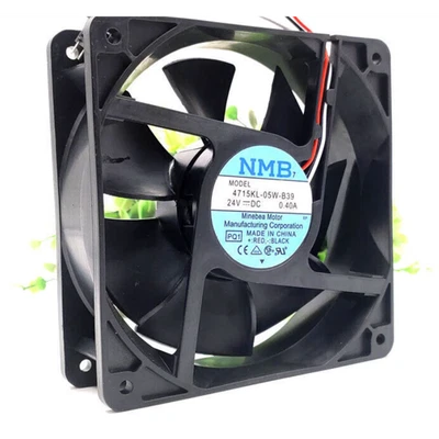 1PCS 4715KL-05W-B39 New NMB-MAT Cooling Fan DC 24V 0.4A 120*120*38mm Fast Ship - Image 1 of 2