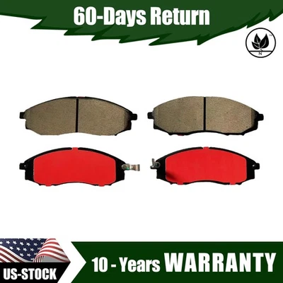 Front D830 Premium Ceramic Brake Pads for Nissan Frontier 2003 - 2004 Foto 1 de 4