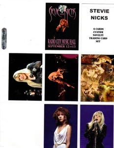 STEVIE NICKS CUSTOM NEUHEIT TRADING CARD 6 KARTEN SET - Bild 1 von 2
