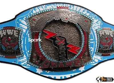 New Punk Spinner Title Heavyweight Wrestling Championship Belt Replica 4mm Zinc - Image 1 of 4