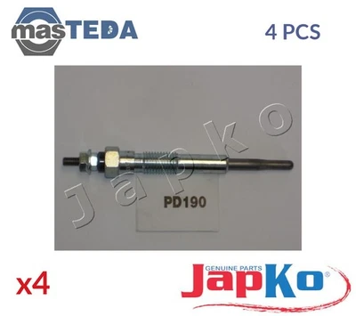 PD190 ENGINE GLOW PLUGS JAPKO 4PCS FOR PEUGEOT 306 2.0 S16 112KW - Image 1 of 4