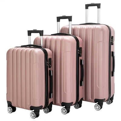 20"24"28" Nested Spinner Hardsid Suitcase Luggage Set TSA Lock Bag Colors - Image 1 of 4