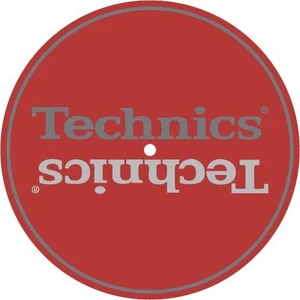 Technics 7" Inch Classic Speed Mat Slip Mat 1 Slipmat 2mm Portablism Red New - Picture 1 of 1