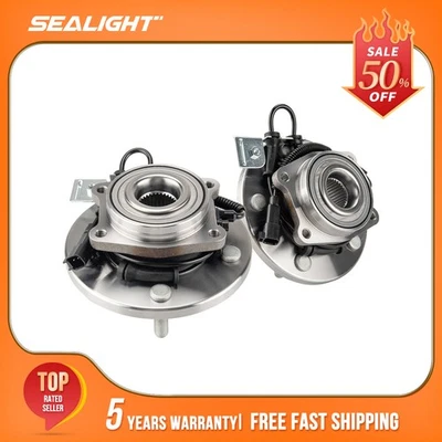 Pair Front Wheel Hub and Bearing Assembly For Chrysler Town & Country 2015-2016 Foto 1 de 4