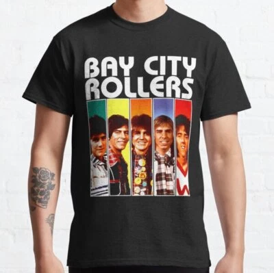 Funny Gifts Band Bay City Rollers Music Rock Retro Vintage Classic T-Shirt S-3XL - Image 1 of 4
