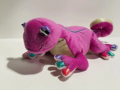 Ganz Webkinz Pink Chemelon Glamour Gecko Lizard HM462 Plush Stuffed Animal 11" - Image 1 of 4