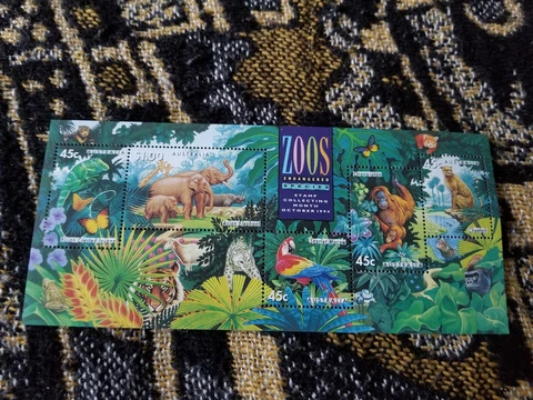 Australia MNH Mini-Sheet - 1994 Threatened Animals - A145 Cover