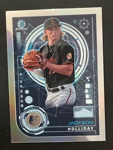 Jackson Holliday 2024 Bowman A.I. Einsatz Perspektiven Chrom Karte # BAI-6 Orioles - Bild 1 von 2